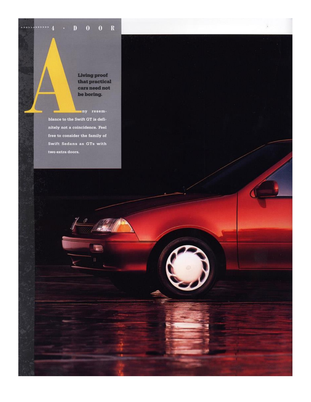 1989 Suzuki Swift Brochure Page 14